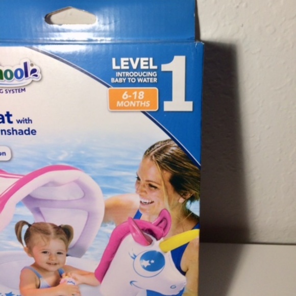 Unicorn Baby Float with Sunshade - Picture 2 of 4